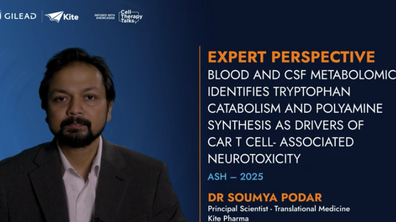 ASH 2025 Expert Perspective Soumya Poddar